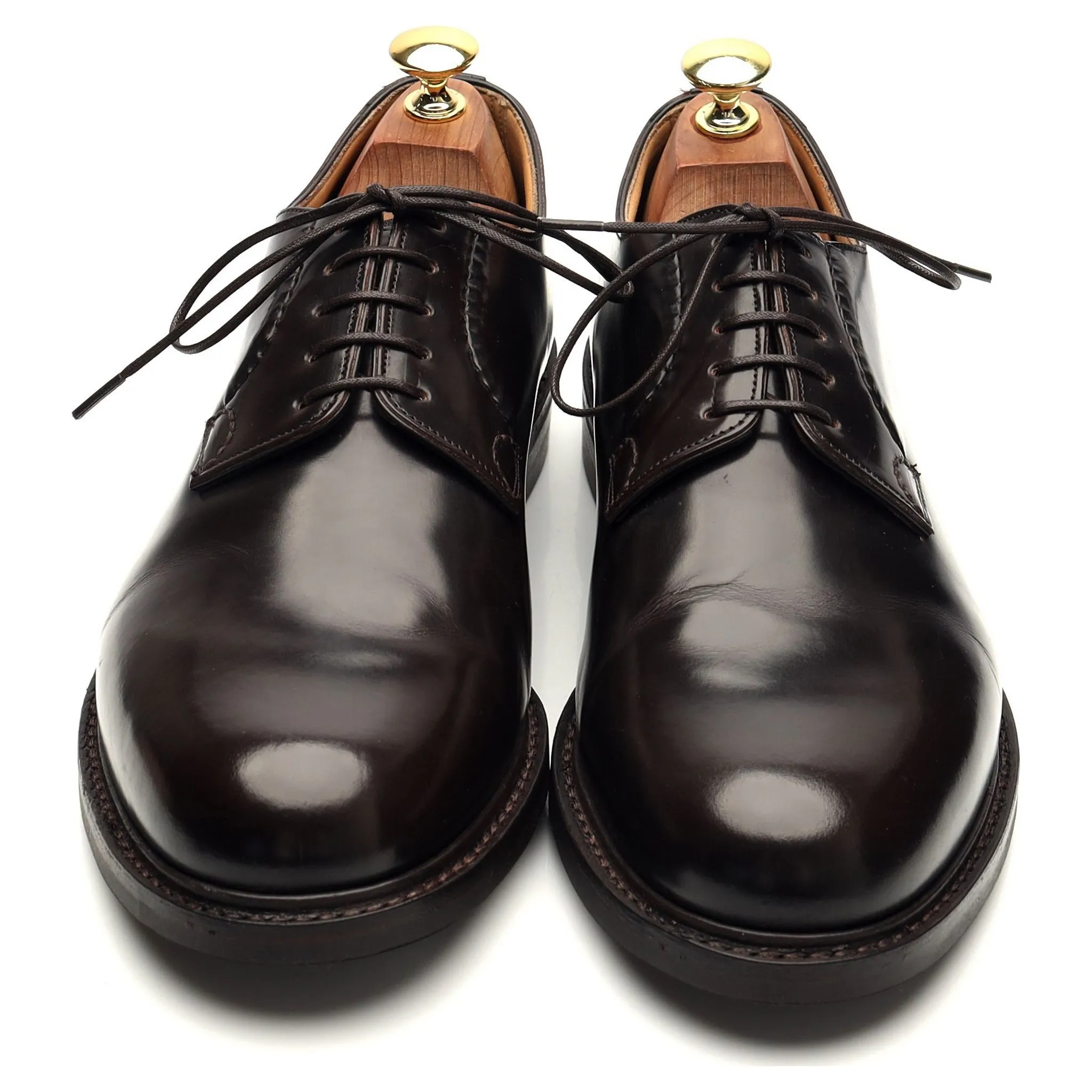 'Shannon' Dark Brown Leather Derby UK 8 G