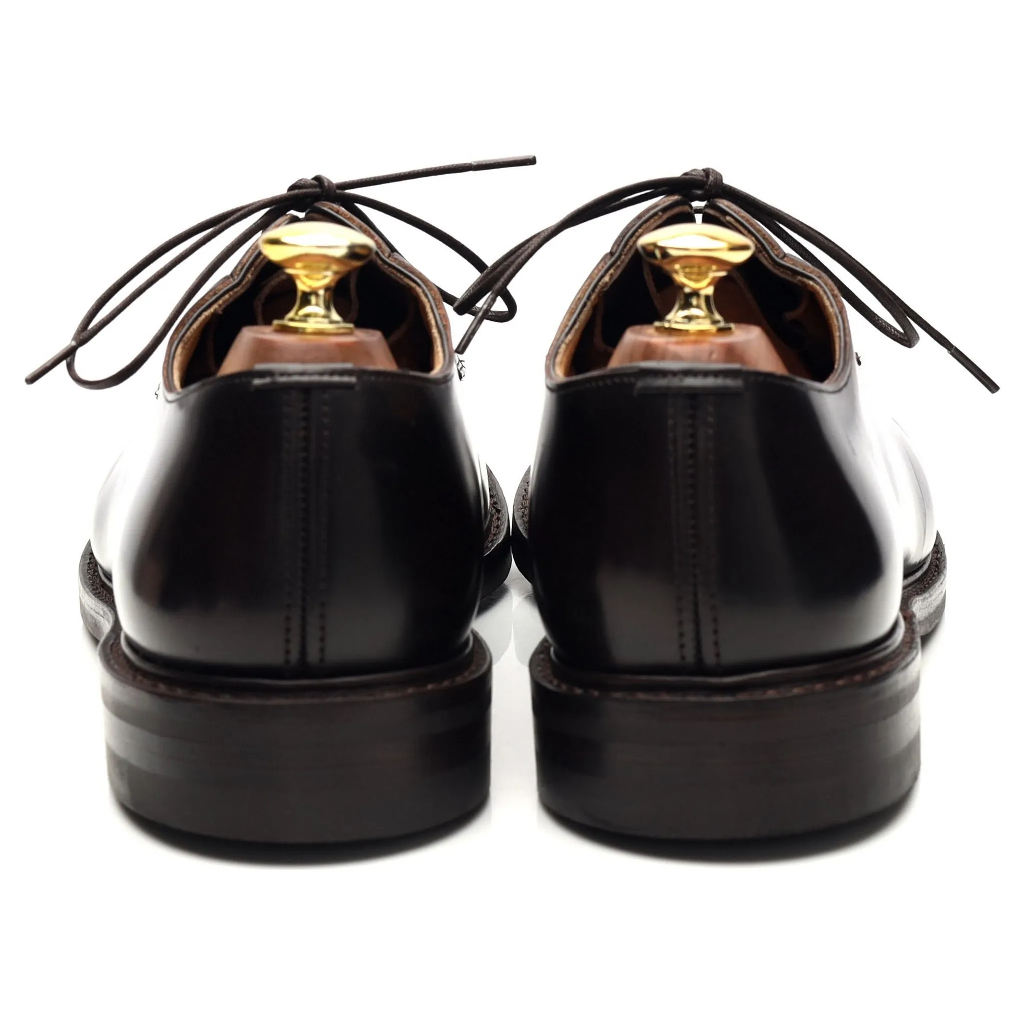'Shannon' Dark Brown Leather Derby UK 8 G