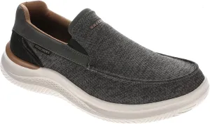 Skechers USA Men's Men's Hasting-Marco Sneaker, Grey/Black, 11.5