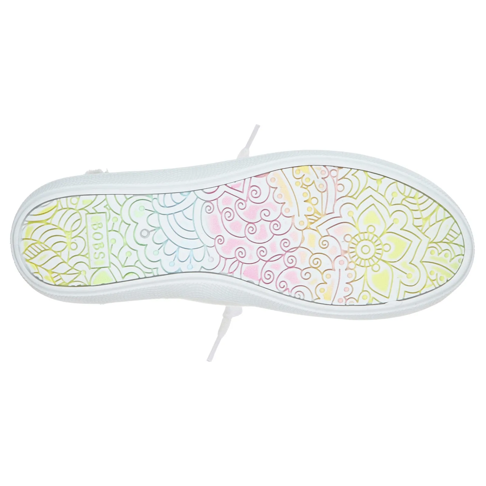 Skechers Womens Bobs B Cute White Canvas Vegan Slip On Pumps Shoes