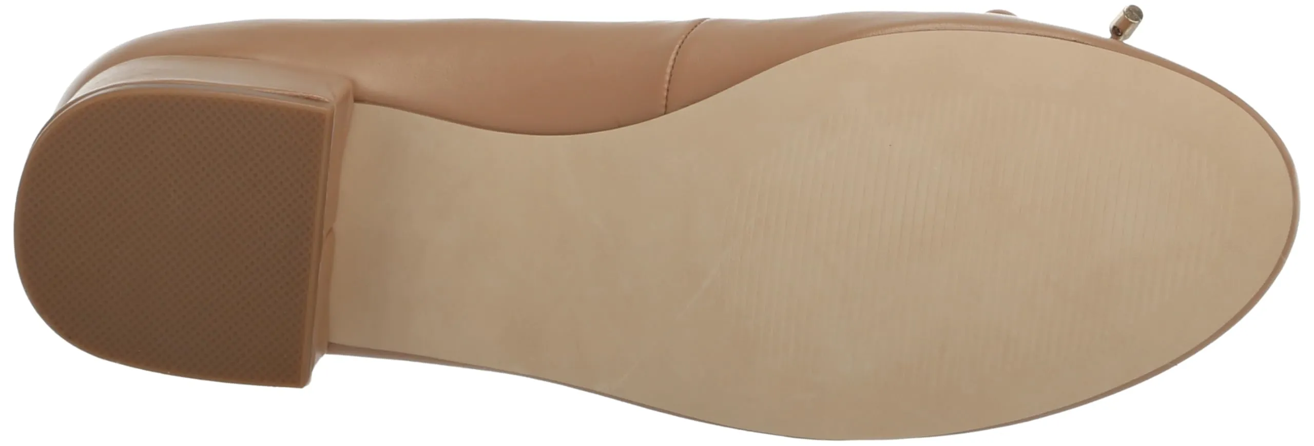 Sleek Tan Madden Heel On Cherish Lace Fashion Slip Block Leather 9.5 Pumps Steve Summer clearance