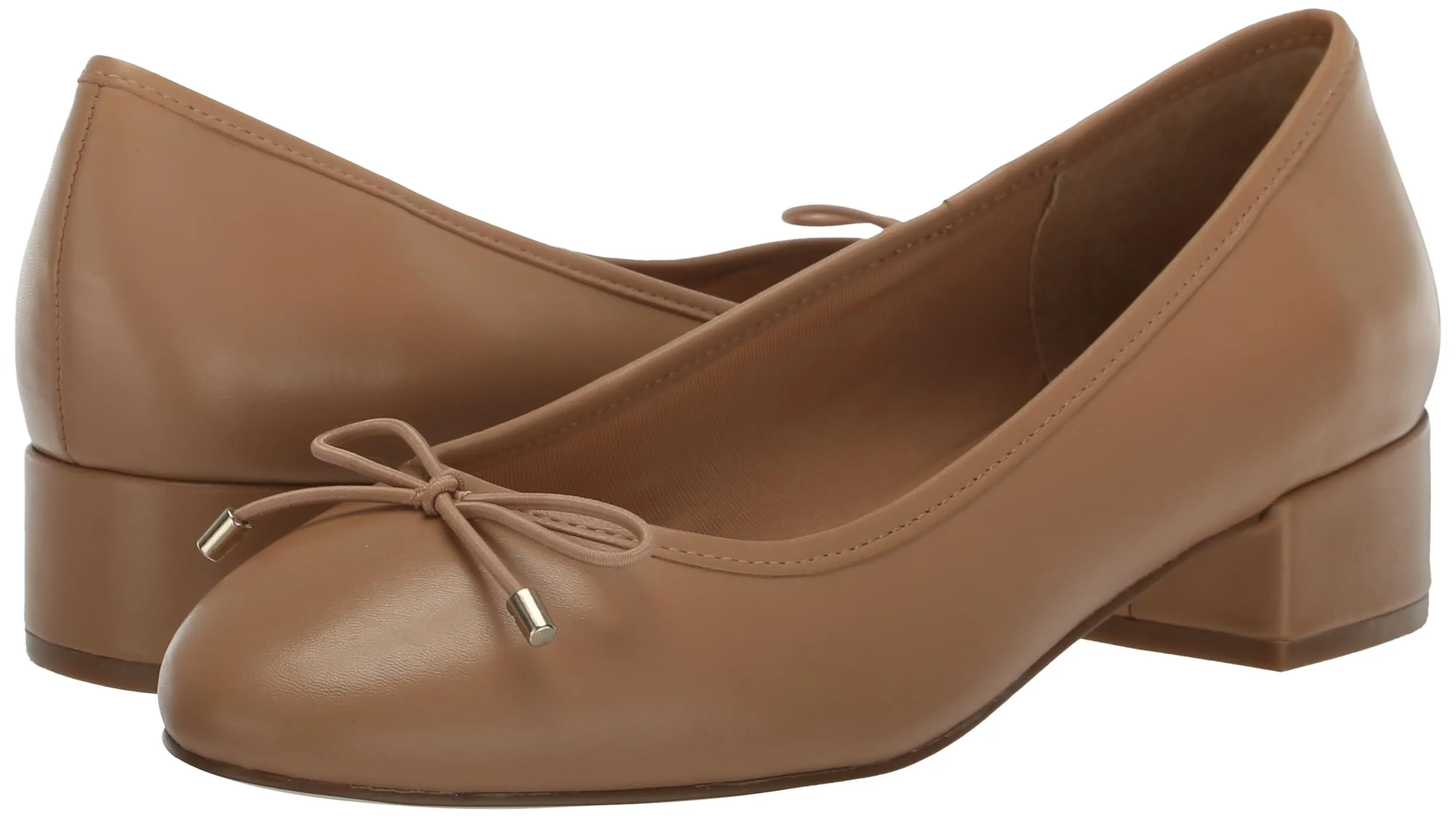Sleek Tan Madden Heel On Cherish Lace Fashion Slip Block Leather 9.5 Pumps Steve Summer clearance