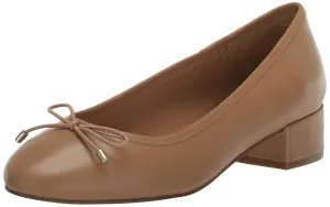 Sleek Tan Madden Heel On Cherish Lace Fashion Slip Block Leather 9.5 Pumps Steve Summer clearance
