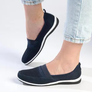 Soft Style By Hush Puppies Sonnagh Slip-On Loafer  - Navy