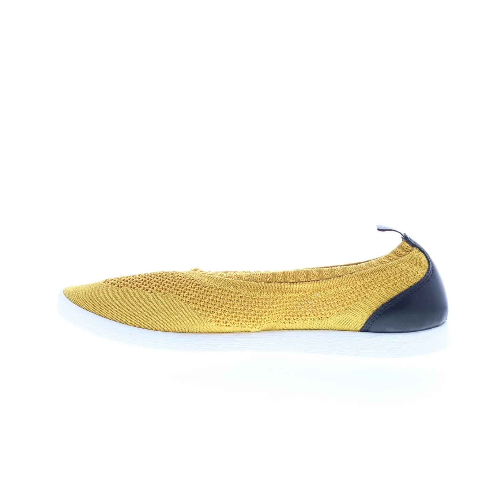 Softinos Lali LALI694SOF-005 Womens Yellow Mesh Slip On Loafer Flats Shoes