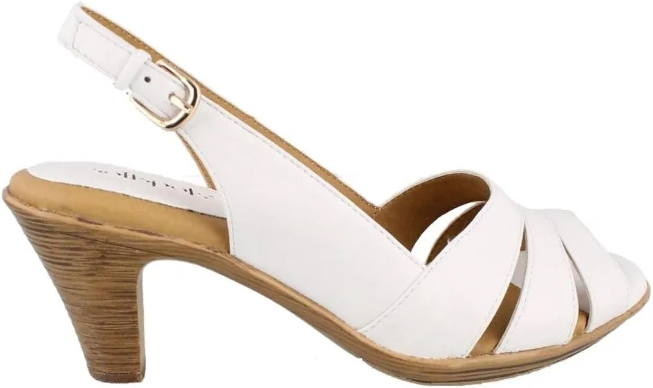 softspots Women's White Neima 8.5 E US