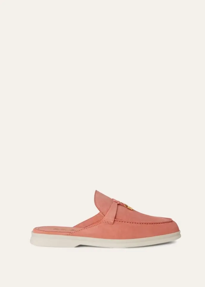 Sorbet Pink Babouche Charms Walk Loafers