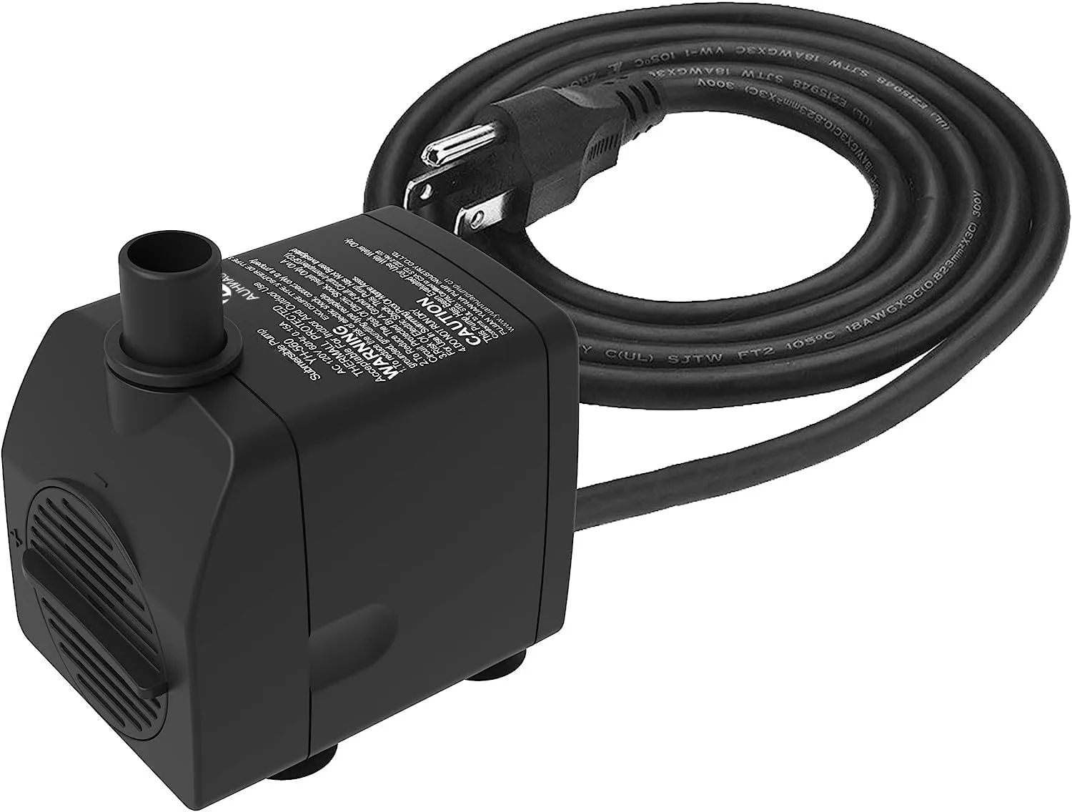 Submersible Water Pump Ultra Quiet with Dry Burning Protection160GPH for Fountains, Hydroponics, Ponds, Aquariums & More …