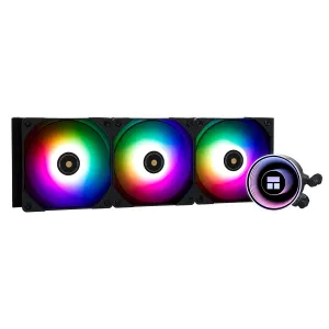 Thermalright Frozen Notte 360 Black ARGB V2 Water Cooling CPU Cooler, 360 Specification CPU Liquid Cooler,3 PWM Fans, S-FDB Bearings, Suitable for AMD:AM4/AM5, Intel LGA 1851/1700/115X/1200/2011