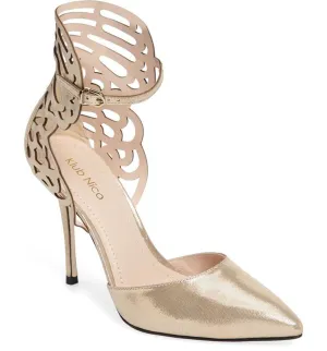Toe Suede Designer Nude Best-selling Pointed Klub Snake Caged Heel High-capacity functionality Pumps Luxe Regina Nico