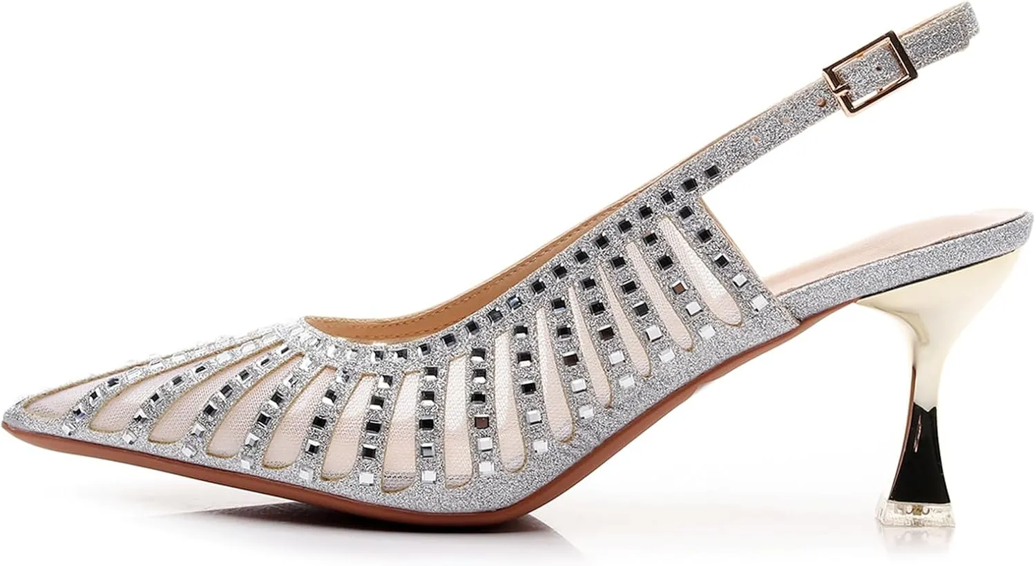 VenusCelia Women's Graceful Lady Slingback Pump Shoe