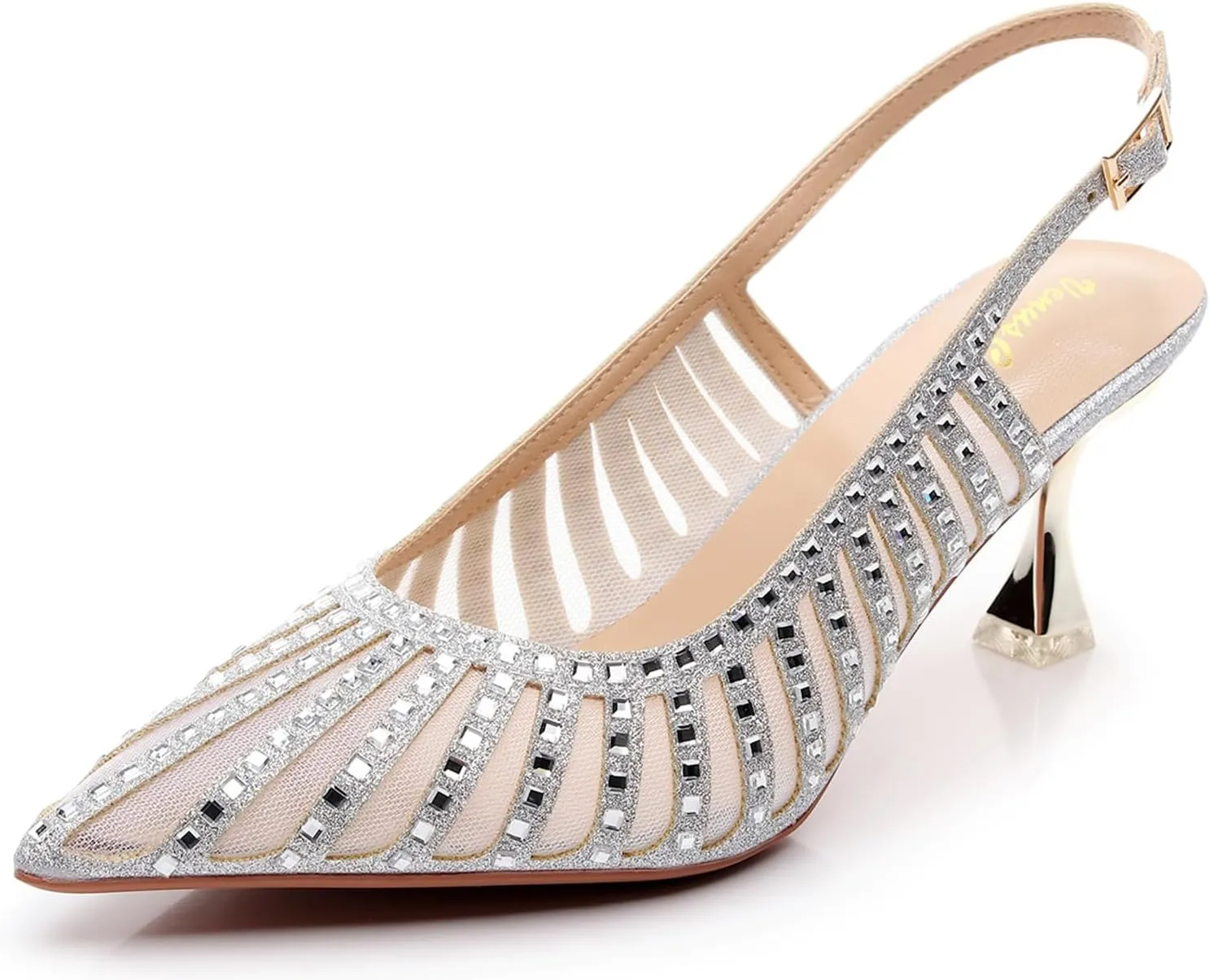 VenusCelia Women's Graceful Lady Slingback Pump Shoe