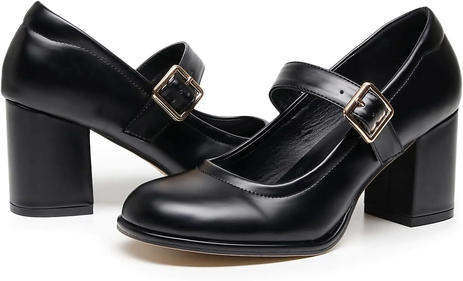 VenusCelia Women's Mary Jane Pump Heeled Shoe