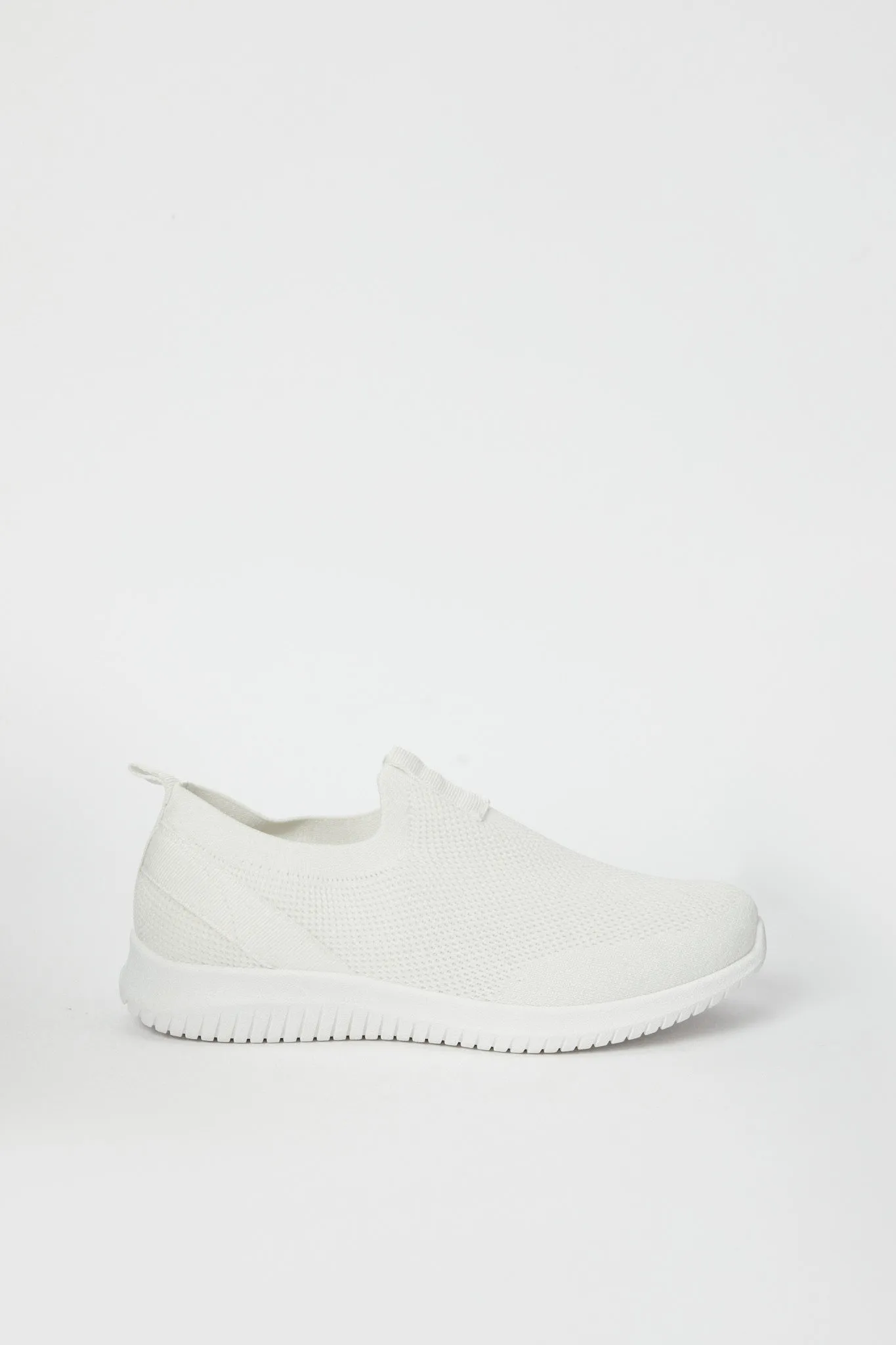 Women White Slip-On Classic Sneaker