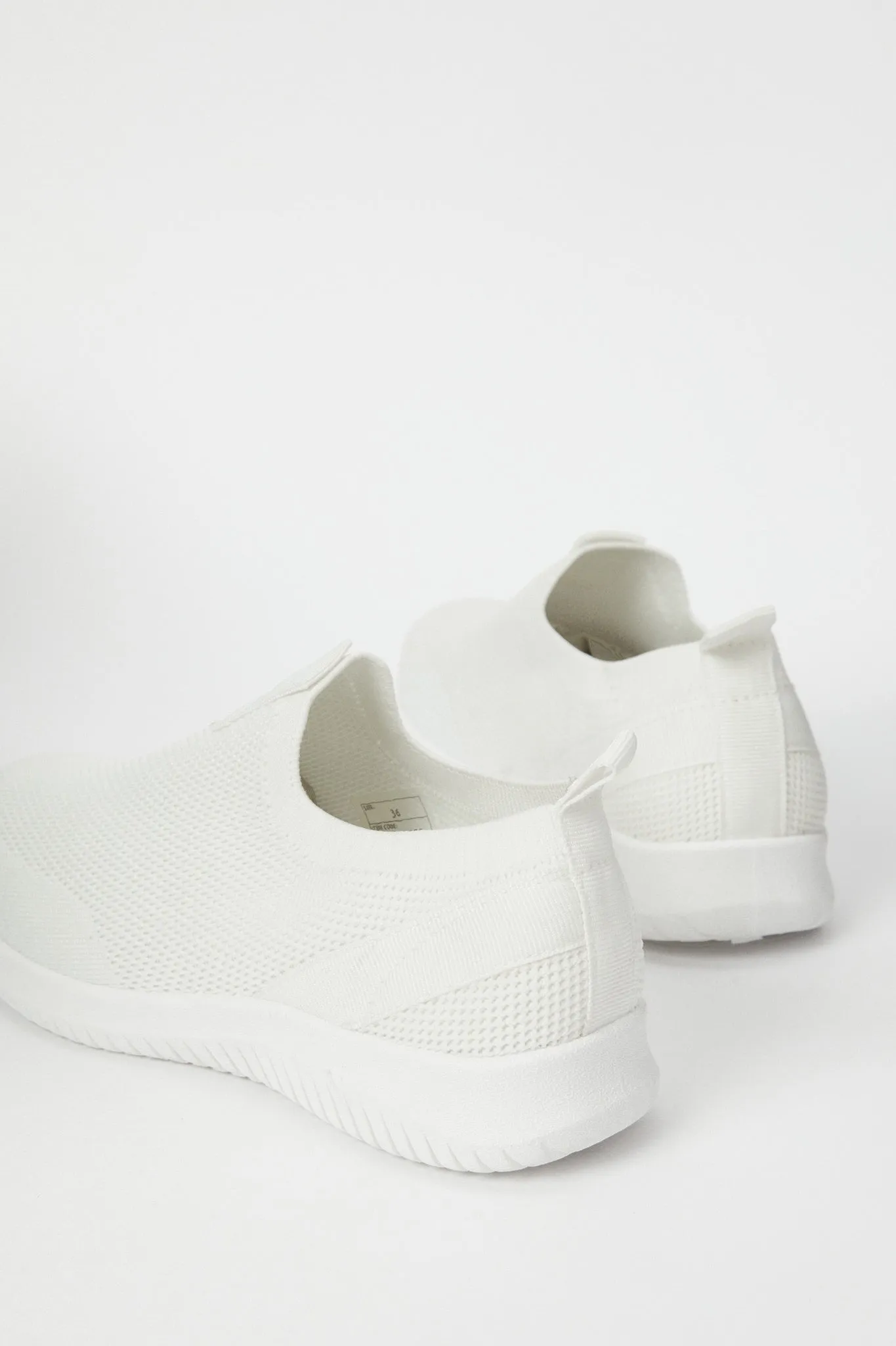 Women White Slip-On Classic Sneaker