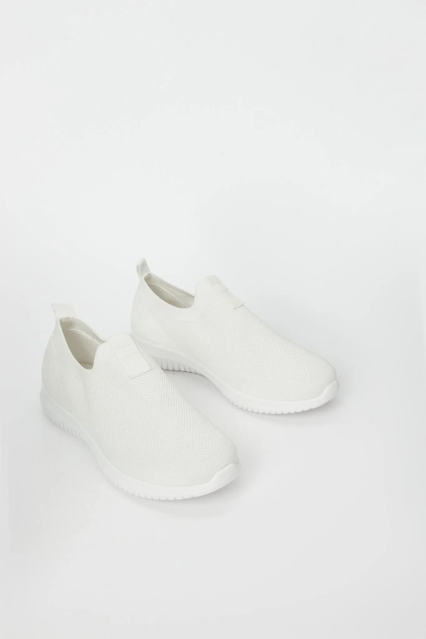 Women White Slip-On Classic Sneaker