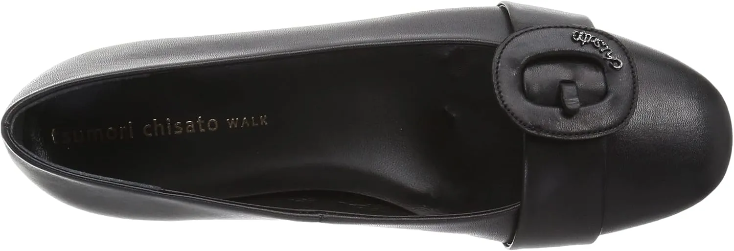 Women's Buckle Motif Cutter Pump