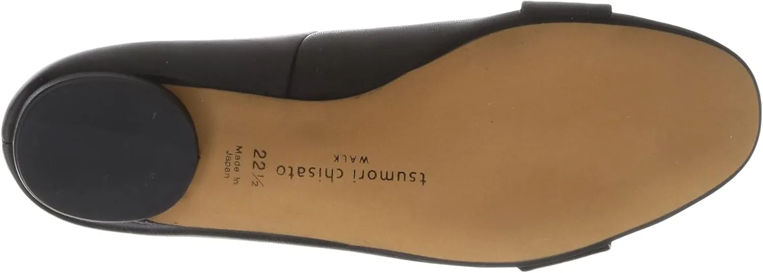 Women's Buckle Motif Cutter Pump