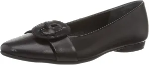 Women's Buckle Motif Cutter Pump