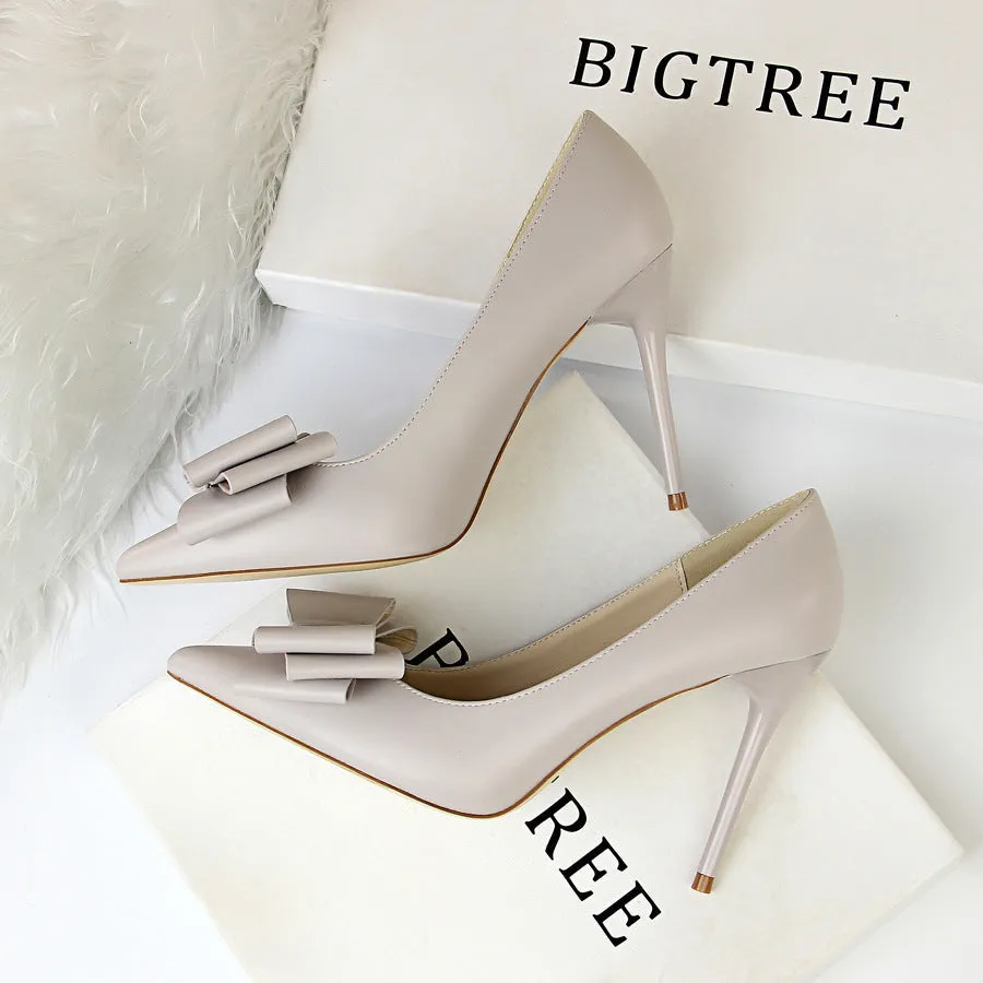 Women's Candy Bow Singles Shoes
