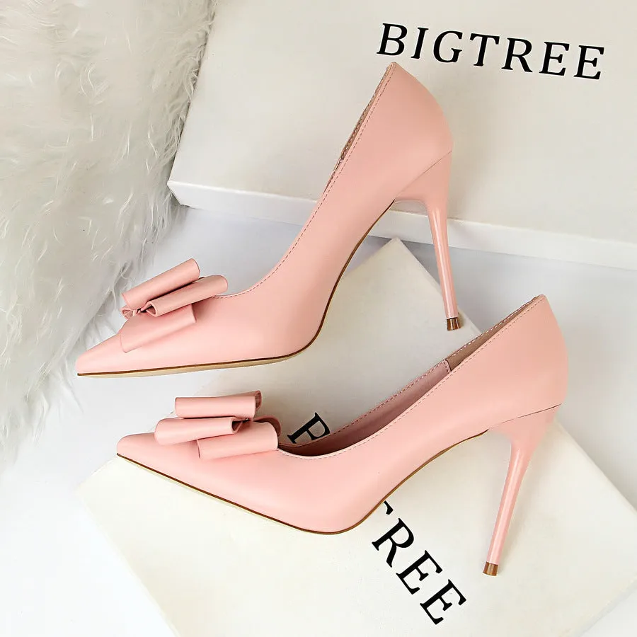 Women's Candy Bow Singles Shoes
