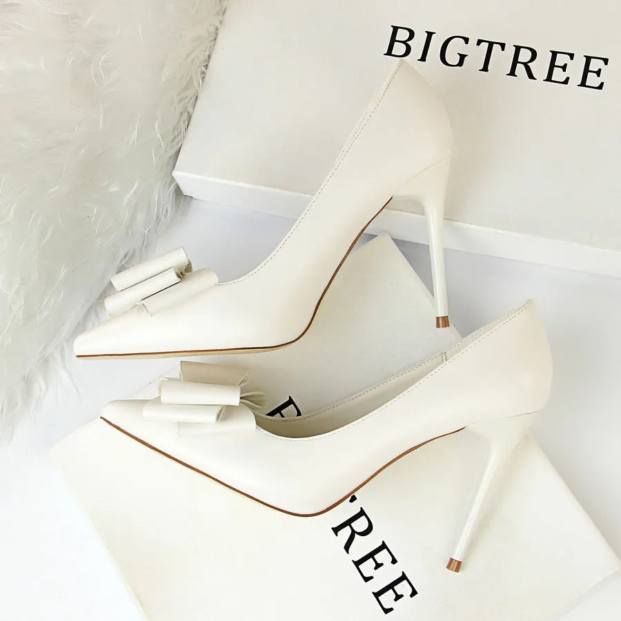 Women's Candy Bow Singles Shoes