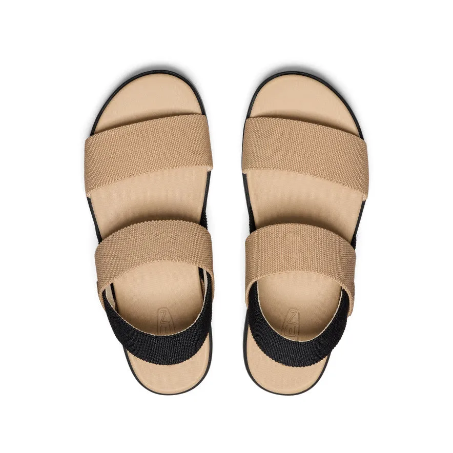 Women's Elle Backstrap Sandal - Cornstalk/Black