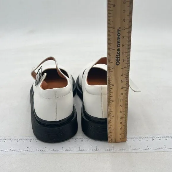 YDN Women Classic Round Closed Toe Mary Jane Flats Platform Adjustable Single